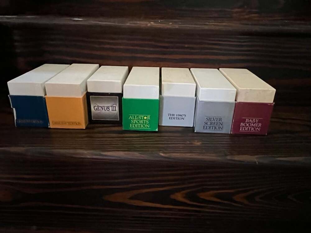 Trivial Pursuit Edition Card Sets Genus Sports 1980s 7 Box Lot